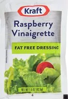 Mängden socker i Raspberry vinaigrette fat free salad dressing packets