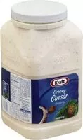 Mängden socker i Kraft creamy caesar dressing