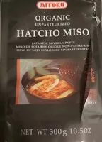 Mängden socker i Organic unpasteurized hatcho miso