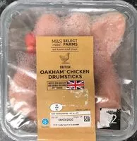 Mängden socker i Chicken drumsticks