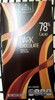 Mängden socker i 78% cacao dark chocolate