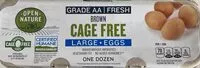 Mängden socker i Lucerne Cage Free Eggs Large, Brown, Grade Aa