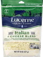 Mängden socker i Dairy farms italian style 6 cheese blend