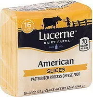 Mängden socker i American Slices Pasteurized Prepared Cheese Product