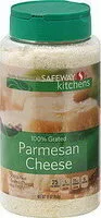 Mängden socker i Grated Parmesan Cheese