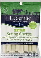 Mängden socker i Light String Cheese