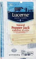 Mängden socker i Pepper Jack Cheese Slices