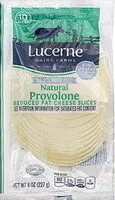 Mängden socker i Reduced Fat Provolone Cheese Slices