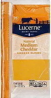 Mängden socker i Medium Cheddar Cheese Slices