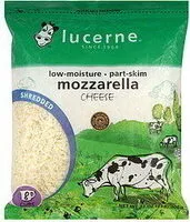 Mängden socker i Low-Moisture Part-Skim Shredded Mozzarella Cheese