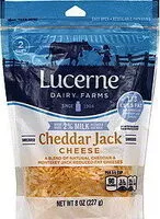 Mängden socker i Shredded Cheddar Jack Cheese