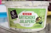 Mängden socker i Hot artichoke hearts