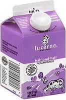 Mängden socker i Ultra-Pasteurized Half & Half