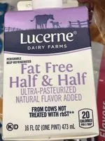 Mängden socker i Fat free half & half