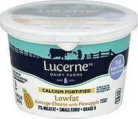 Mängden socker i Lowfat Cottage Cheese With Pineapple