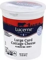 Mängden socker i Large Curd Cottage Cheese