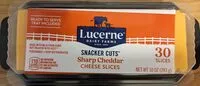 Mängden socker i Sharp Cheddar Cheese Slices