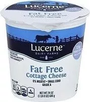 Mängden socker i Fat Free Cottage Cheese