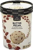 Mängden socker i Premium Ice Cream, Butter Pecan
