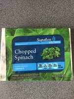 Mängden socker i Frozen Chopped Spinach