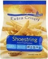 Mängden socker i Select shoestring french fried potatoes
