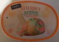 Mängden socker i Rainbow Sherbet