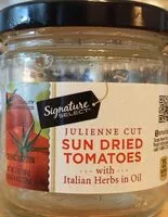 Mängden socker i Julienne Cut Sun Dried Tomatoes with Italian Herbs in Oil
