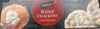 Mängden socker i Water Crackers Cracked pepper