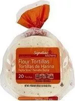 Mängden socker i Flour Tortillas