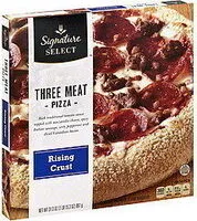 Mängden socker i Rising Crust Three Meat Pizza