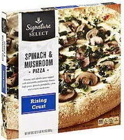 Mängden socker i Rising Crust Spinach & Mushroom Pizza