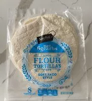 Mängden socker i Select soft taco style flour tortillas
