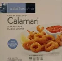 Mängden socker i Crispy breaded calamari seasoned with sea salt