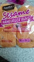 Mängden socker i Sesame hamburger buns