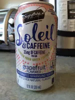 Mängden socker i Grapefruit flavored caffeinated sparkling water