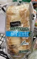 Mängden socker i Sourdough Bread Thin Sliced