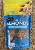 Mängden socker i Whole almonds