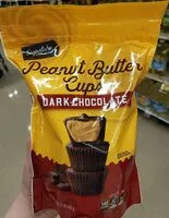 Mängden socker i Peanut butter cups dark chocolate