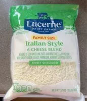 Mängden socker i Family size itslian style 6 cheese blend