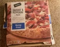 Mängden socker i Sausage and pepperoni pizza