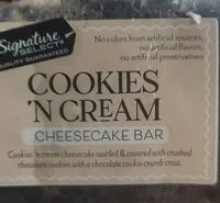 Mängden socker i Cookies 'n cream cheesecake bar