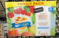 Mängden socker i Signature select, cherry, mixed fruit