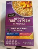 Mängden socker i Variety Pack Fruit & Cream Instant Oatmeal