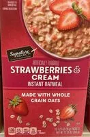 Mängden socker i Instant oatmeal Strawberries & Cream