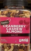 Mängden socker i Cranberry Cashew Almond trail mix