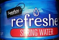 Mängden socker i Spring water