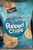 Mängden socker i Popped Chips salt & vinegar
