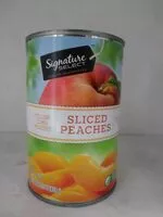 Mängden socker i Peaches, Sliced Yellow Cling in Heavy Syrup