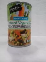 Mängden socker i Mixed Vegetables