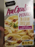 Mängden socker i Au gratin potatoes in a creamy cheese sauce